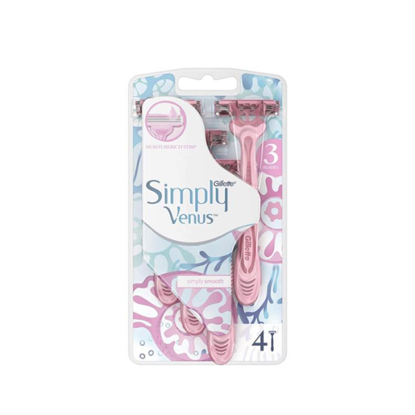 جيليت فينوس وردى 4 قطع Gillette Venus Pink - Pack of 4