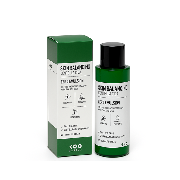 كريم التوازن للبشرة من ديربو – سينتيلا سيكا زيرو إيمولشن – AHA/BHA/PHA 150 ml