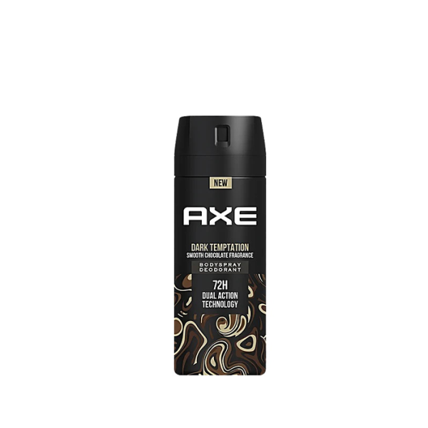 مزيل العرق للرجال أكس دارك تمبتايشن – 150 مل Axe Dark Temptation Men's Bodyspray Deodorant 150 ml‏