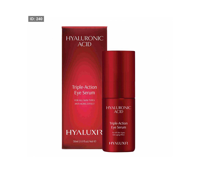 Hyaluxir Hyaluronic Acid Triple-Action Eye Serum - سيروم العيون ثلاثي المفعول بحمض الهيالورونيك من هيلوكسر -30 مل