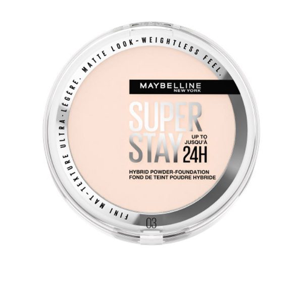 Superstay 24h Hybrid Powder Foundation / بودره حجر ميبيلين