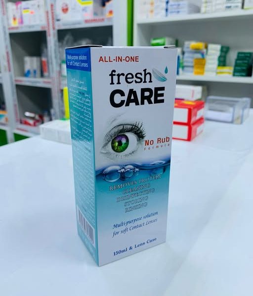 ماء  عدسات فرش كير 150 مل FRESH CARE